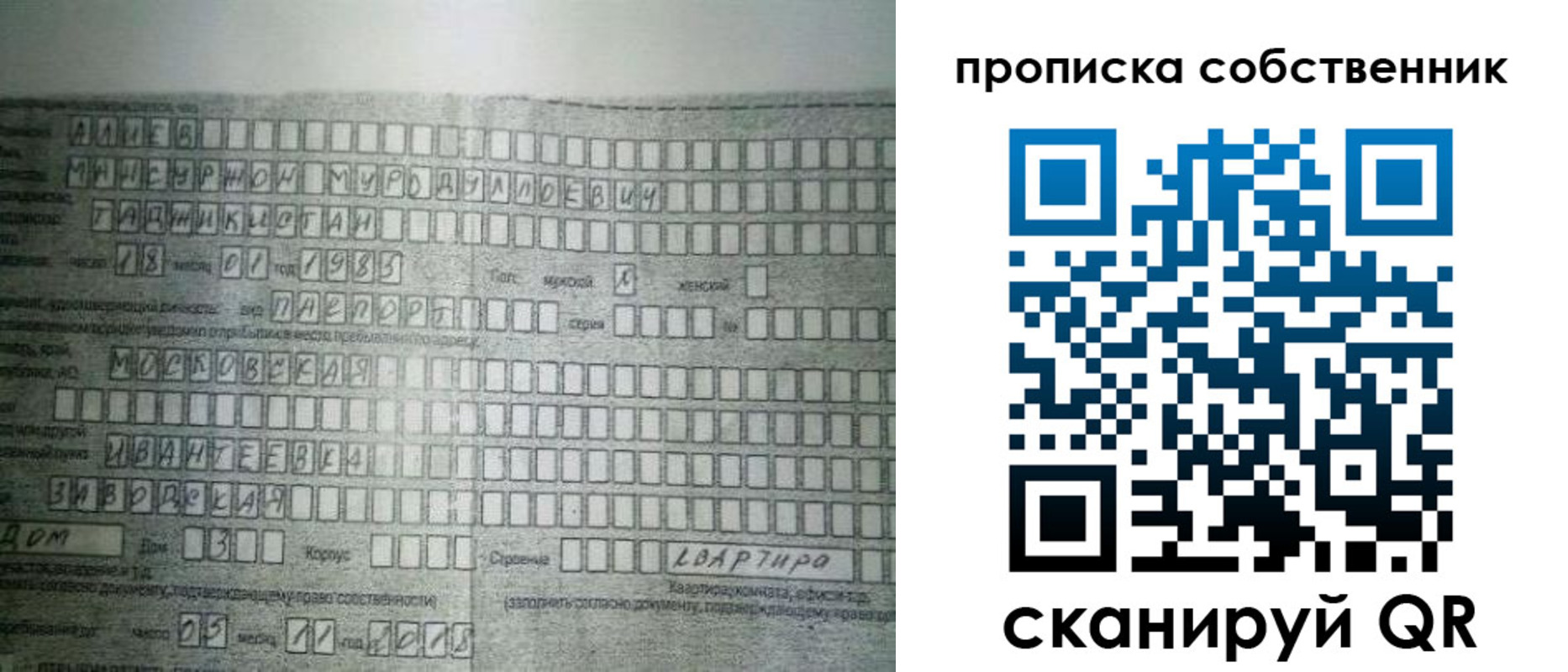 прописка в Бабаево